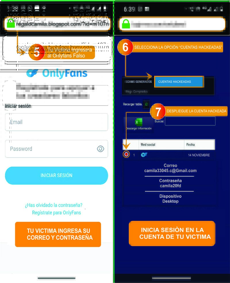 pasos para hackear onlyfans